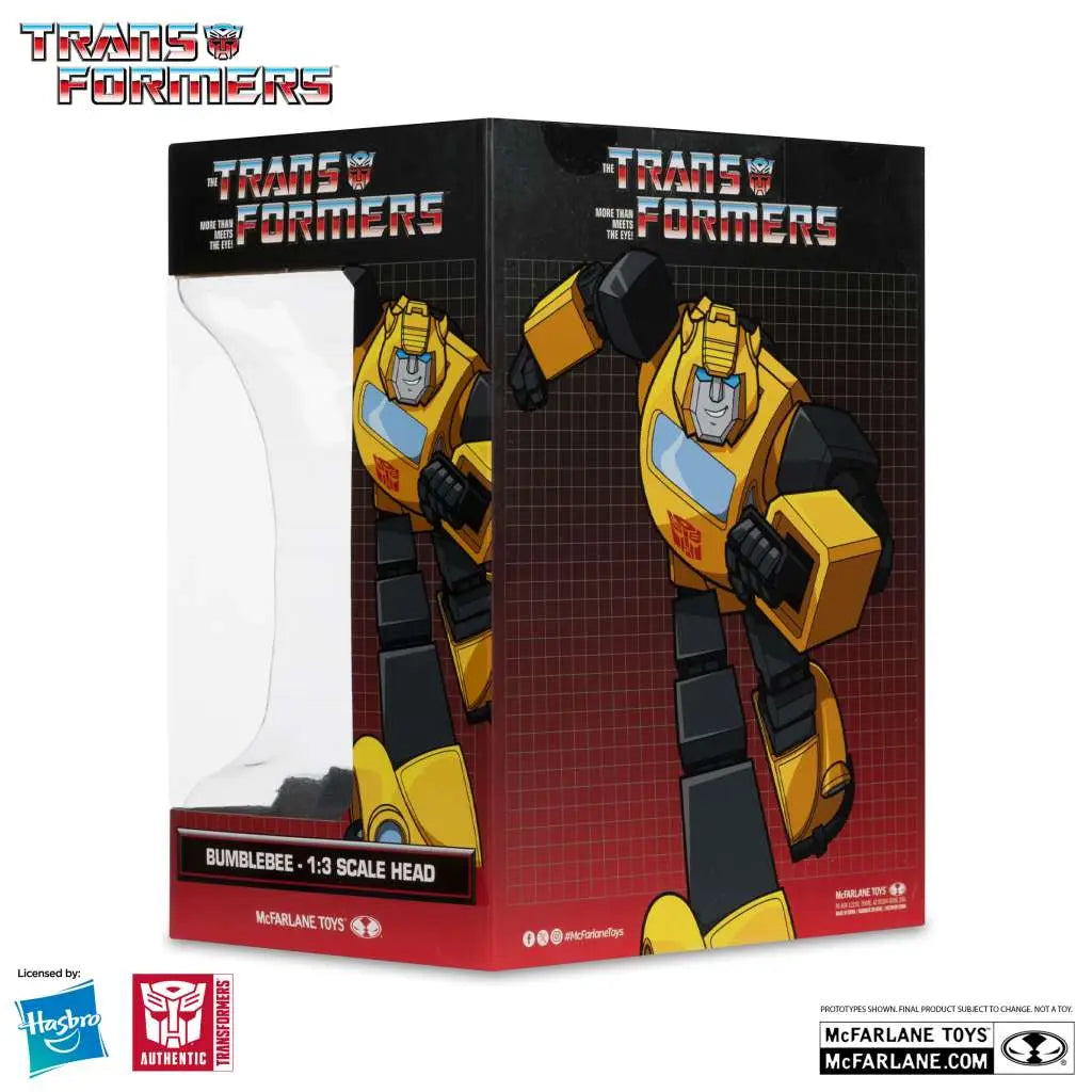 TRANSFORMERS 1:3 HEAD REPLICA BUMBLEBEE McFARLANE TOYS 25
