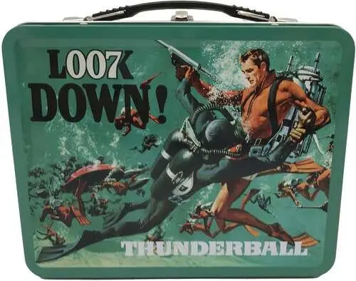 JAMES BOND THUNDERBALL TIN TOTE FACTORY ENT