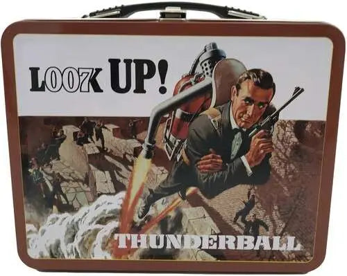 JAMES BOND THUNDERBALL TIN TOTE FACTORY ENT