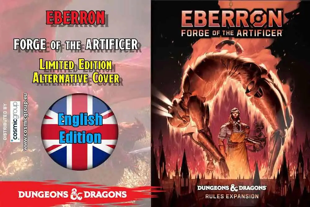 DUNGEONS & DRAGONS EBERRON FORGE OF THE ARTIFICER ALTERNATIVE COVER WIZARDS OF THE COAST