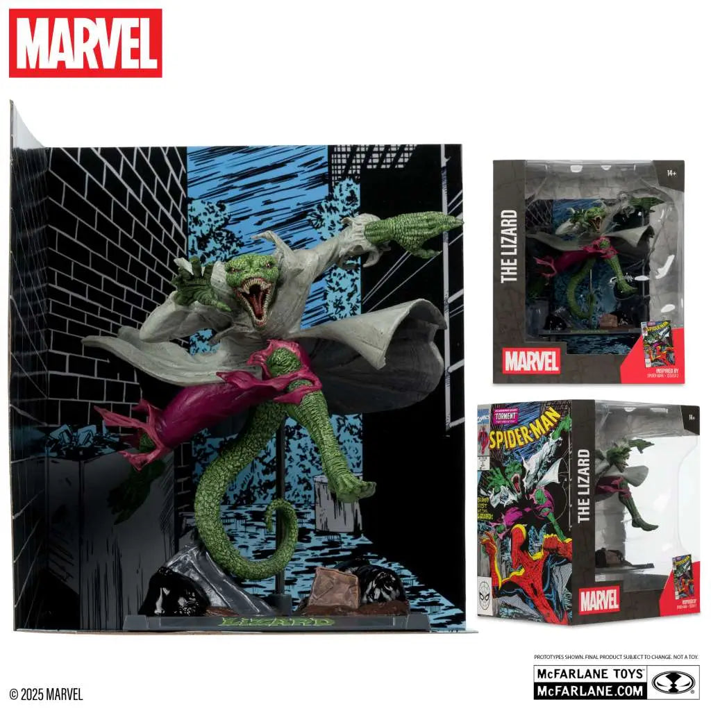 MARVEL COLLECTION 1:10 WV6 THE LIZARD (Spider-Man #2) FIGURE McFARLANE TOYS 25