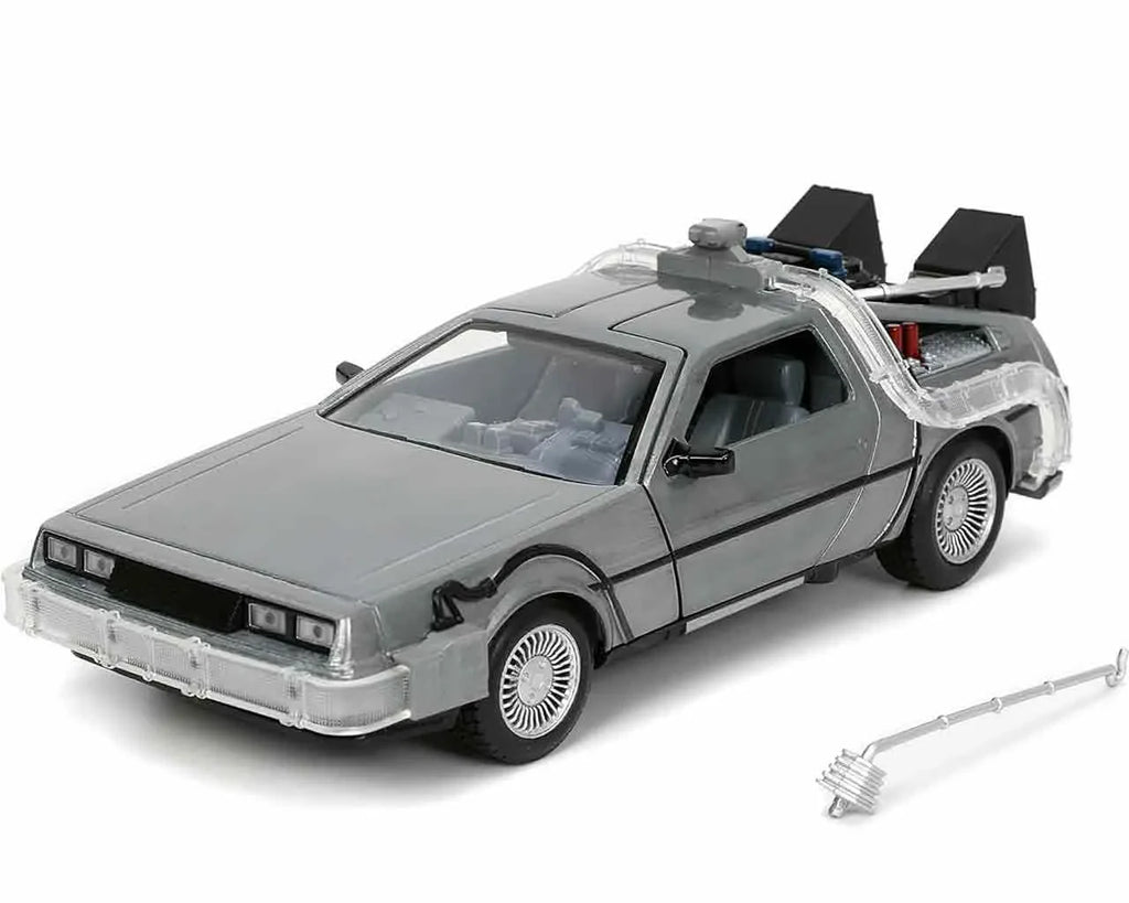 BACK TO THE FUTURE PART I 1982 DE LOREAN DMC 12 40TH ANNIVERSARY LIMITED EDITION 1 24 DIE CAST MODEL Jada Toys