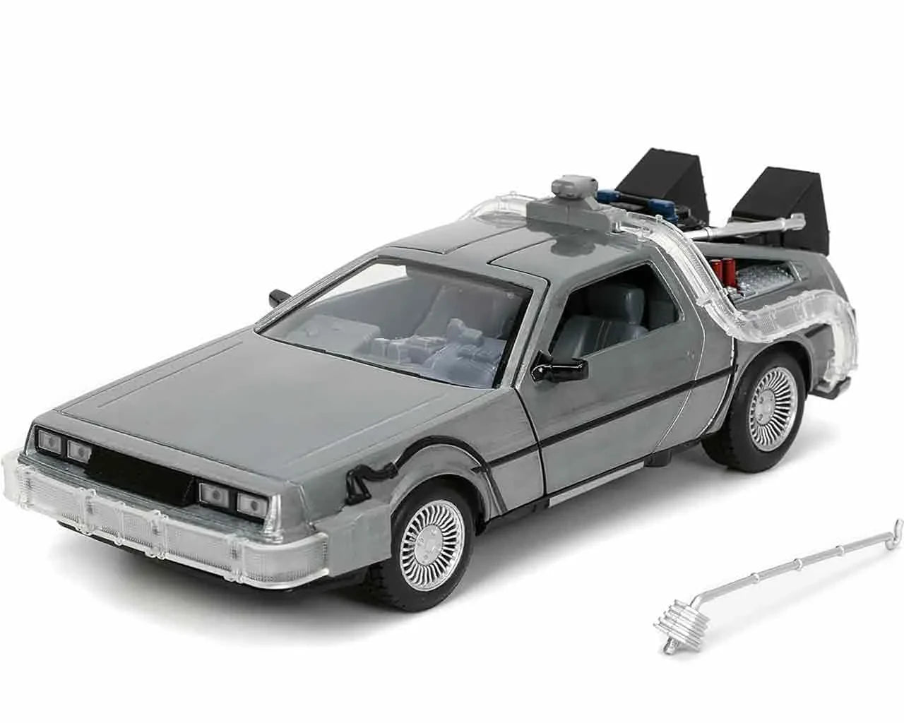 BACK TO THE FUTURE PART I 1982 DE LOREAN DMC 12 40TH ANNIVERSARY LIMITED EDITION 1 24 DIE CAST MODEL Jada Toys