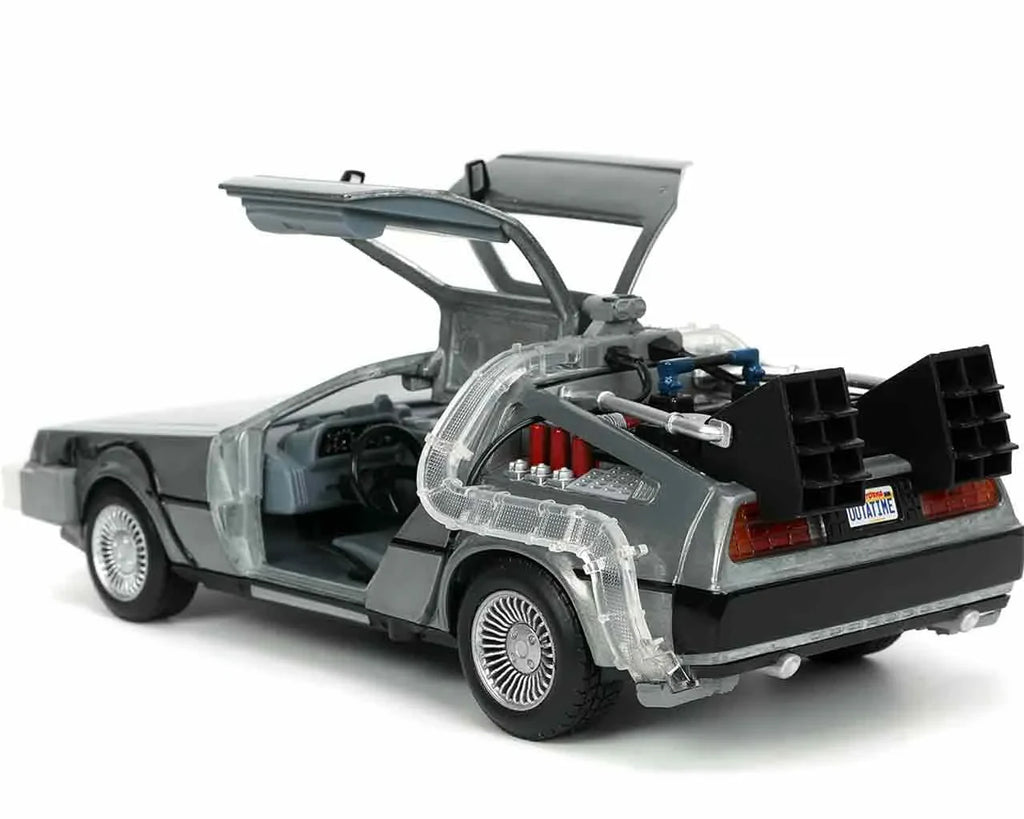 BACK TO THE FUTURE PART I 1982 DE LOREAN DMC 12 40TH ANNIVERSARY LIMITED EDITION 1 24 DIE CAST MODEL Jada Toys