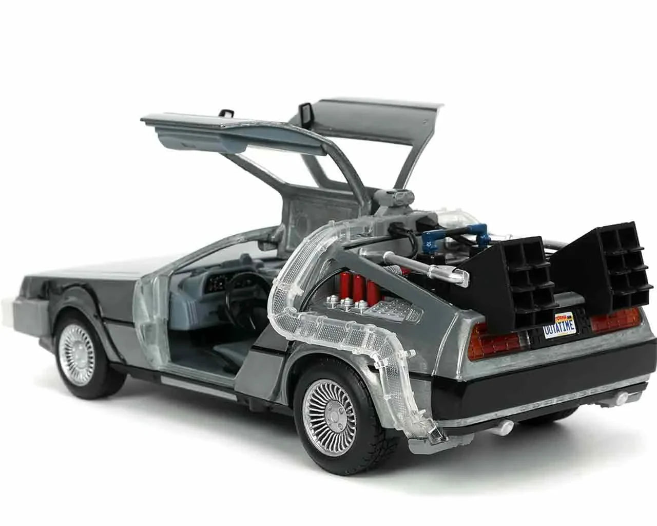 BACK TO THE FUTURE PART I 1982 DE LOREAN DMC 12 40TH ANNIVERSARY LIMITED EDITION 1 24 DIE CAST MODEL Jada Toys