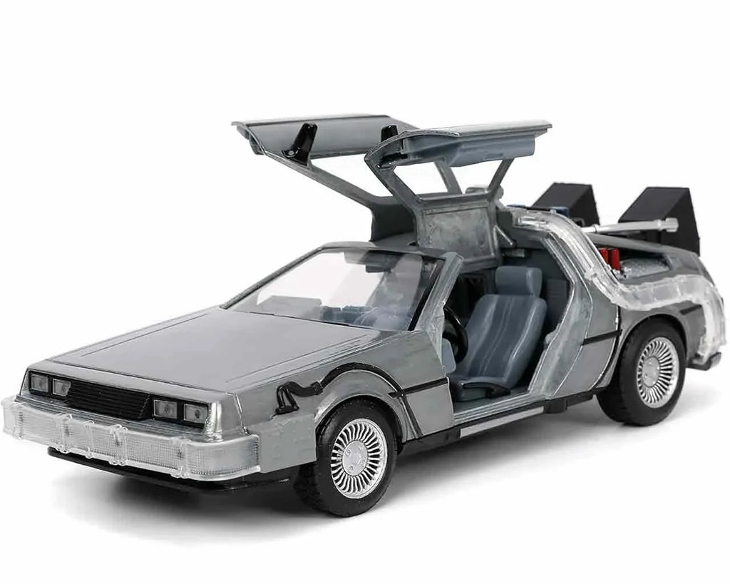 BACK TO THE FUTURE PART I 1982 DE LOREAN DMC 12 40TH ANNIVERSARY LIMITED EDITION 1 24 DIE CAST MODEL Jada Toys