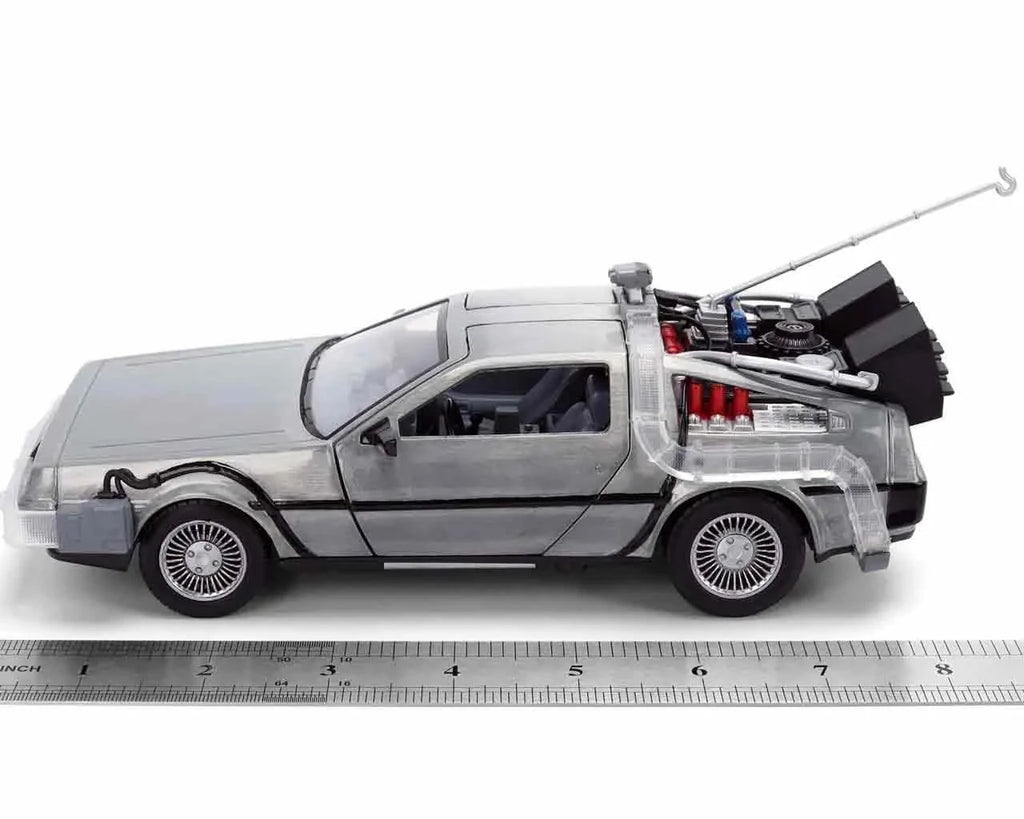 BACK TO THE FUTURE PART I 1982 DE LOREAN DMC 12 40TH ANNIVERSARY LIMITED EDITION 1 24 DIE CAST MODEL Jada Toys