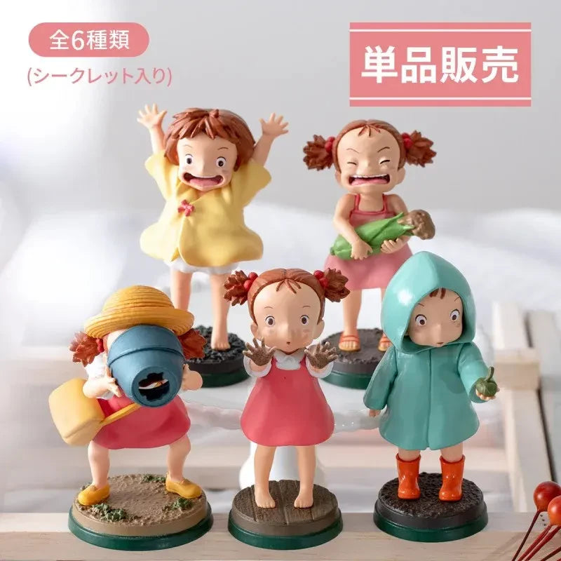 MY NEIGHBOR TOTORO MEI FIGURES ASSORTMENT DISPLAY BOX (6) STUDIO GHIBLI