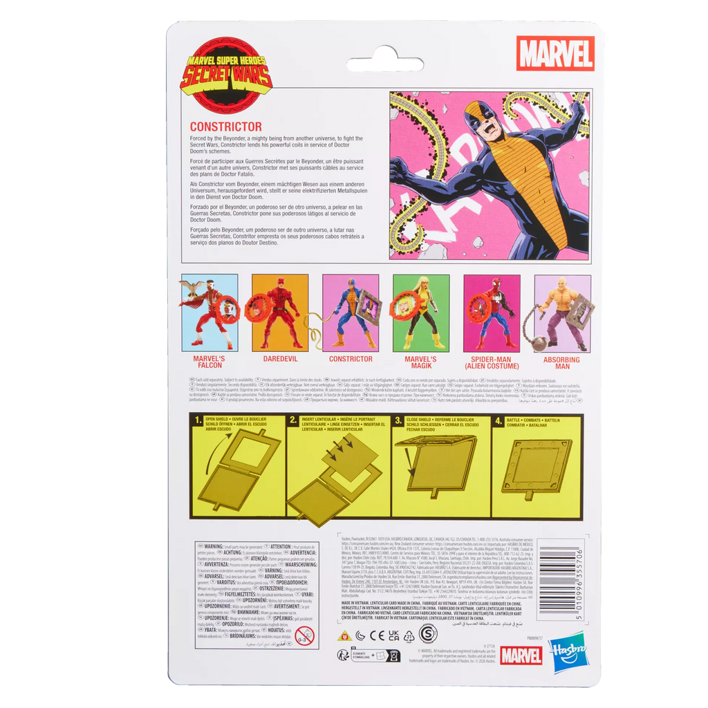 MARVEL LEGENDS SECRET WARS CONSTRICTOR ACTION FIGURE HASBRO