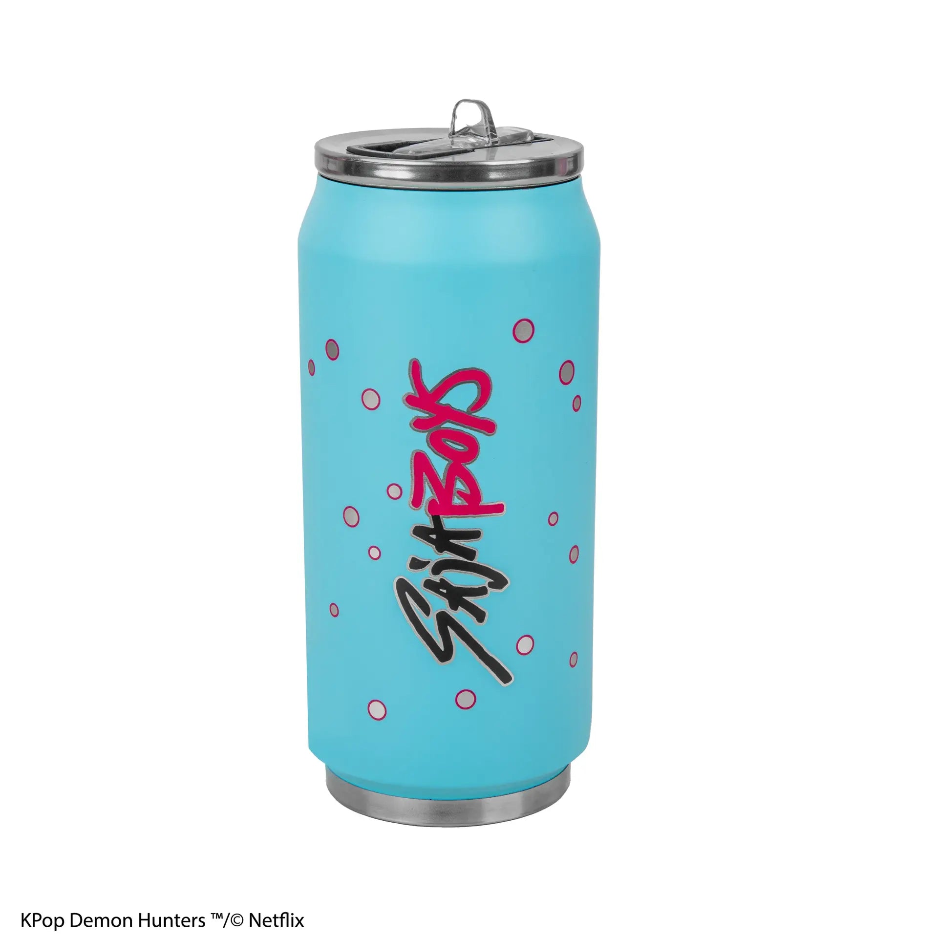 KPOP DEMON HUNTERS SAJA BOYS SODA POP CAN THERMAL MUG CINEREPLICAS