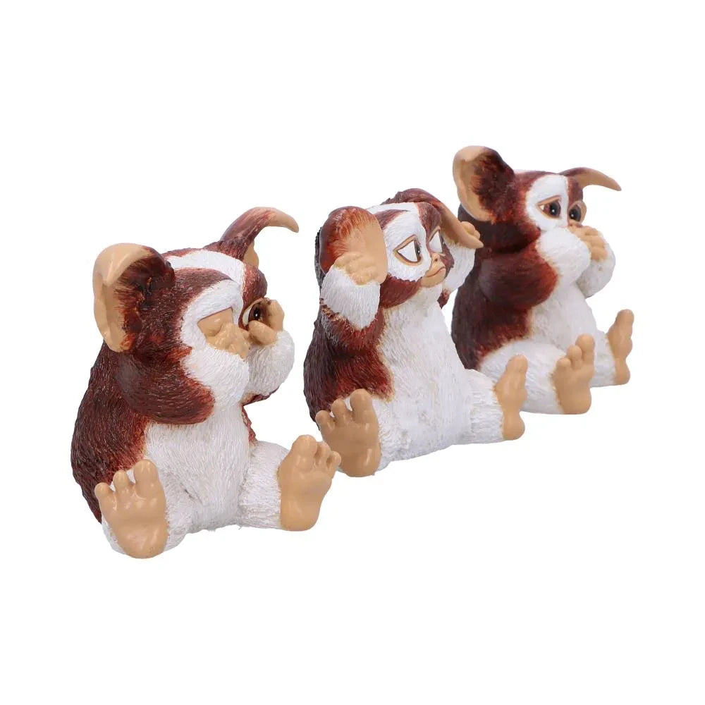 GREMLINNS THREE WISE GIZMO FIGURINE SET NEMESIS NOW