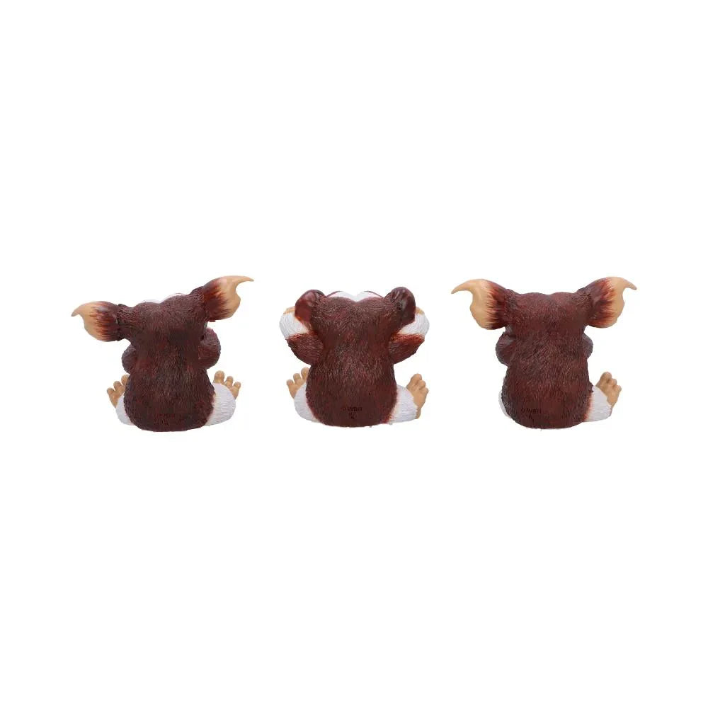 GREMLINNS THREE WISE GIZMO FIGURINE SET NEMESIS NOW