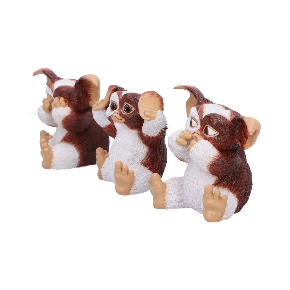GREMLINNS THREE WISE GIZMO FIGURINE SET NEMESIS NOW