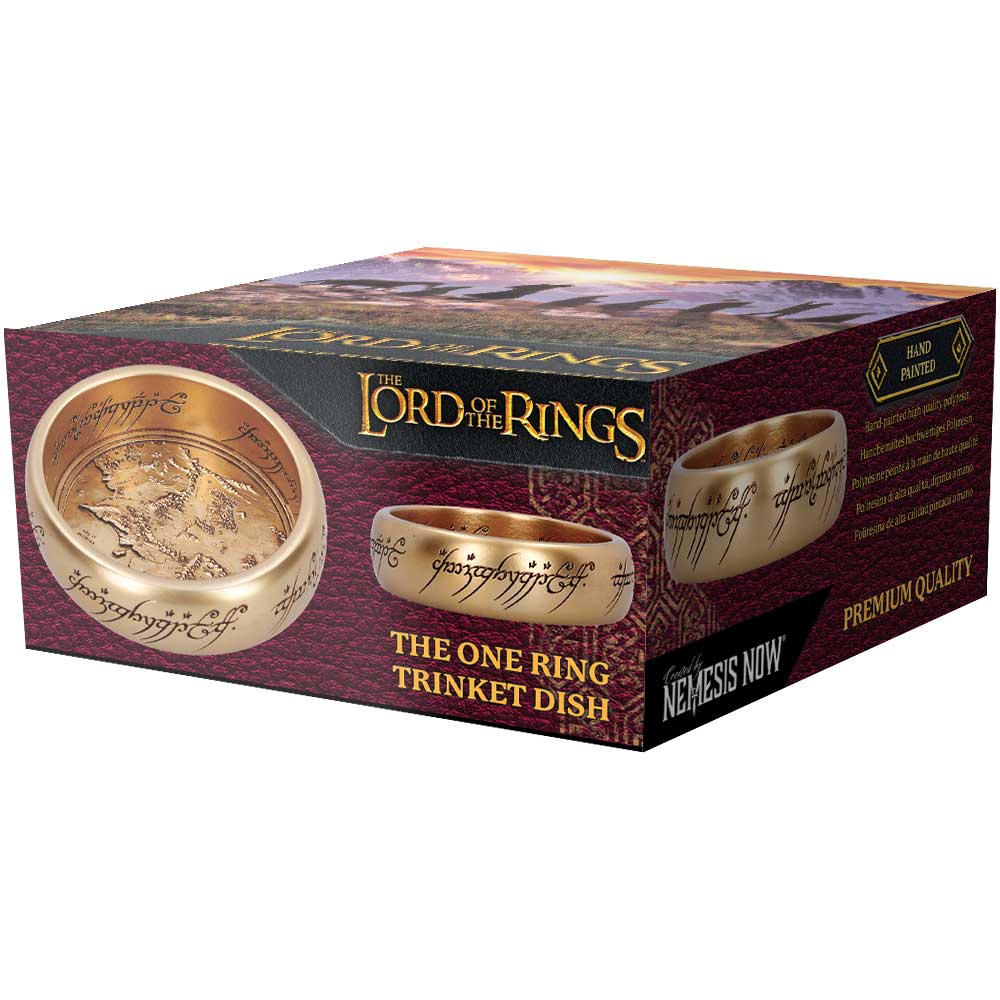 THE LORD OF THE RINGS THE ONE RING TRINKET DISH NEMESIS NOW