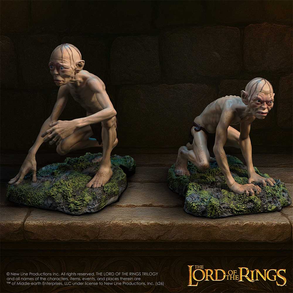 THE LORD OF THE RINGS GOLLUM AND SMEAGOL (SET 2X) NEMESIS NOW