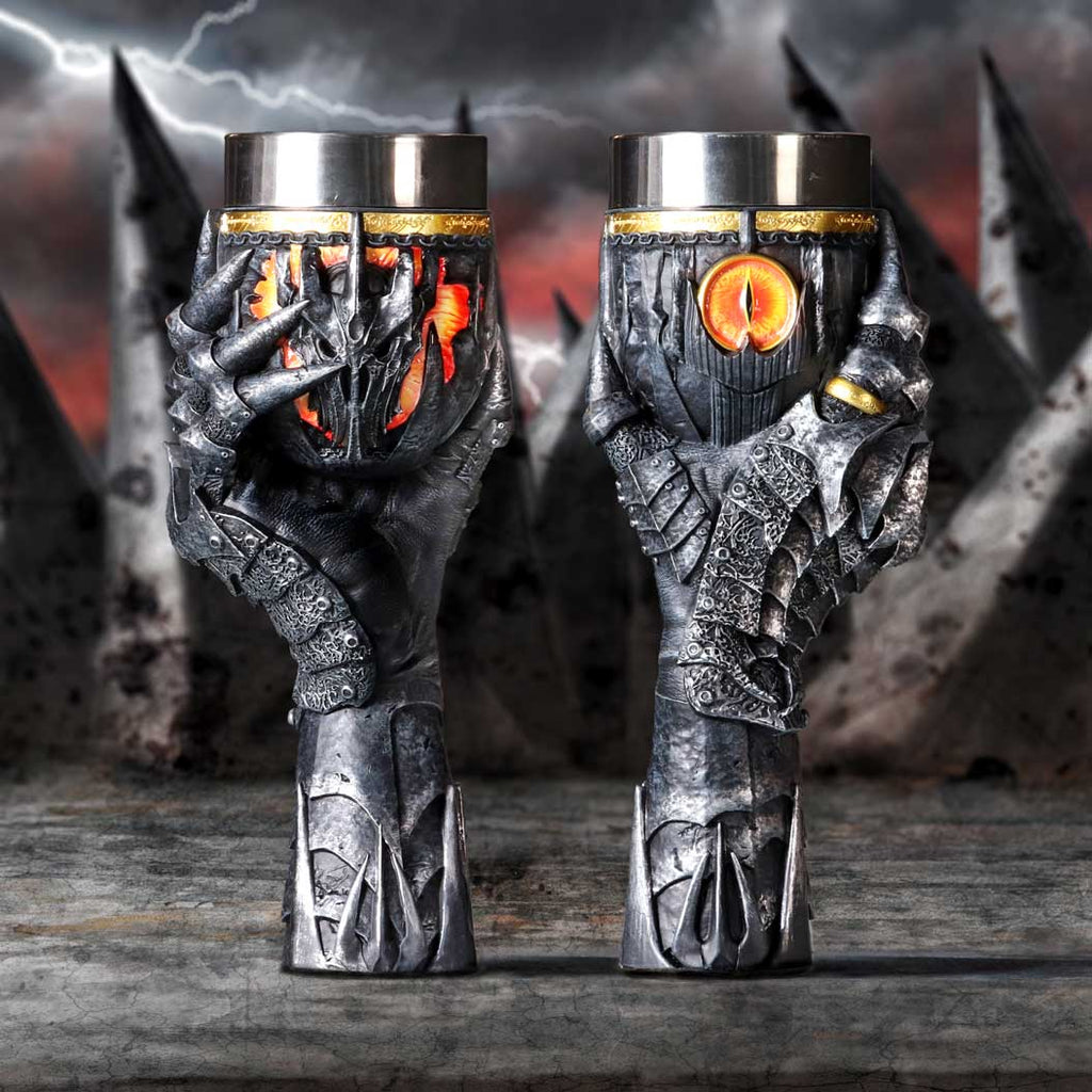 THE LORD OF THE RINGS SAURON GOBLET NEMESIS NOW