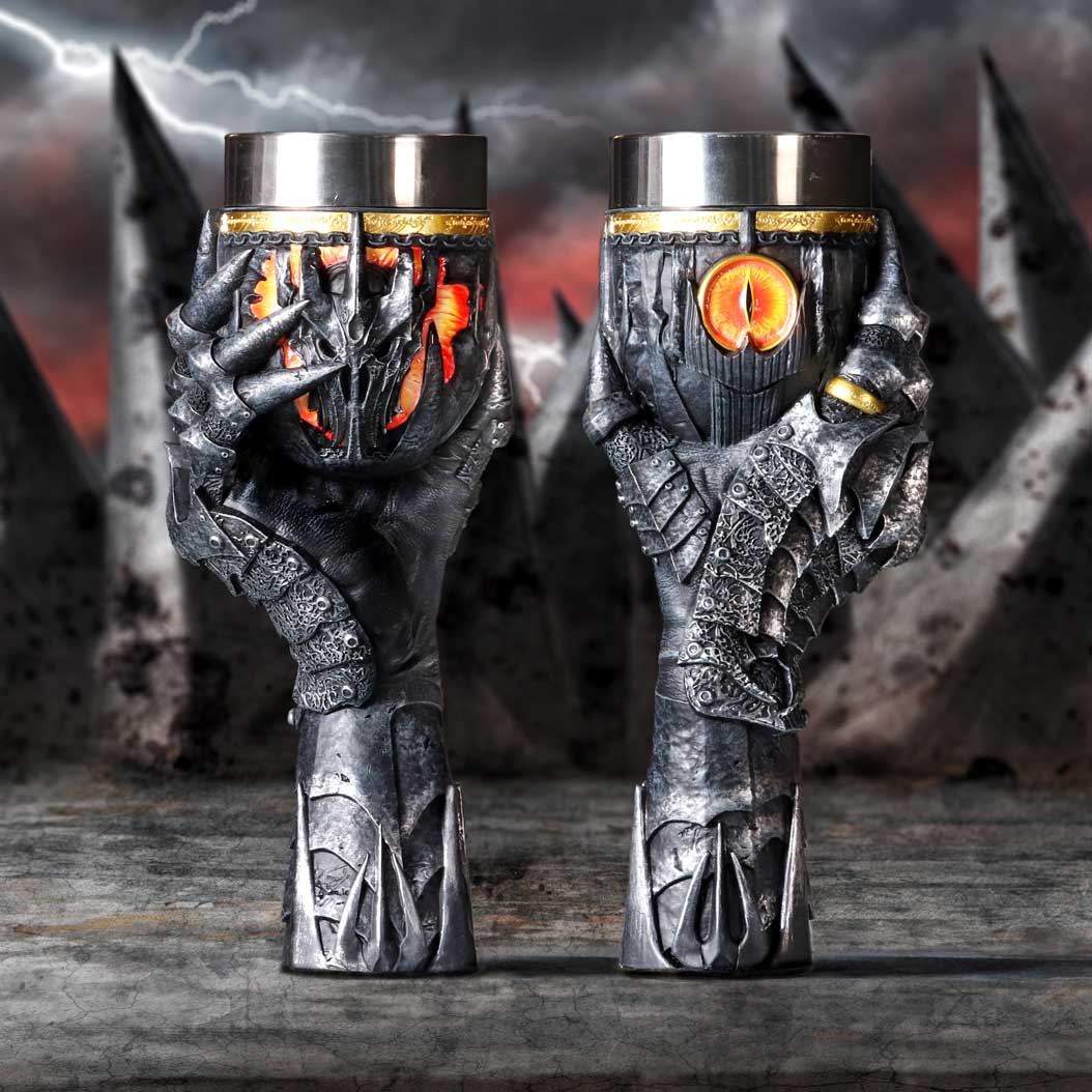 THE LORD OF THE RINGS SAURON GOBLET NEMESIS NOW