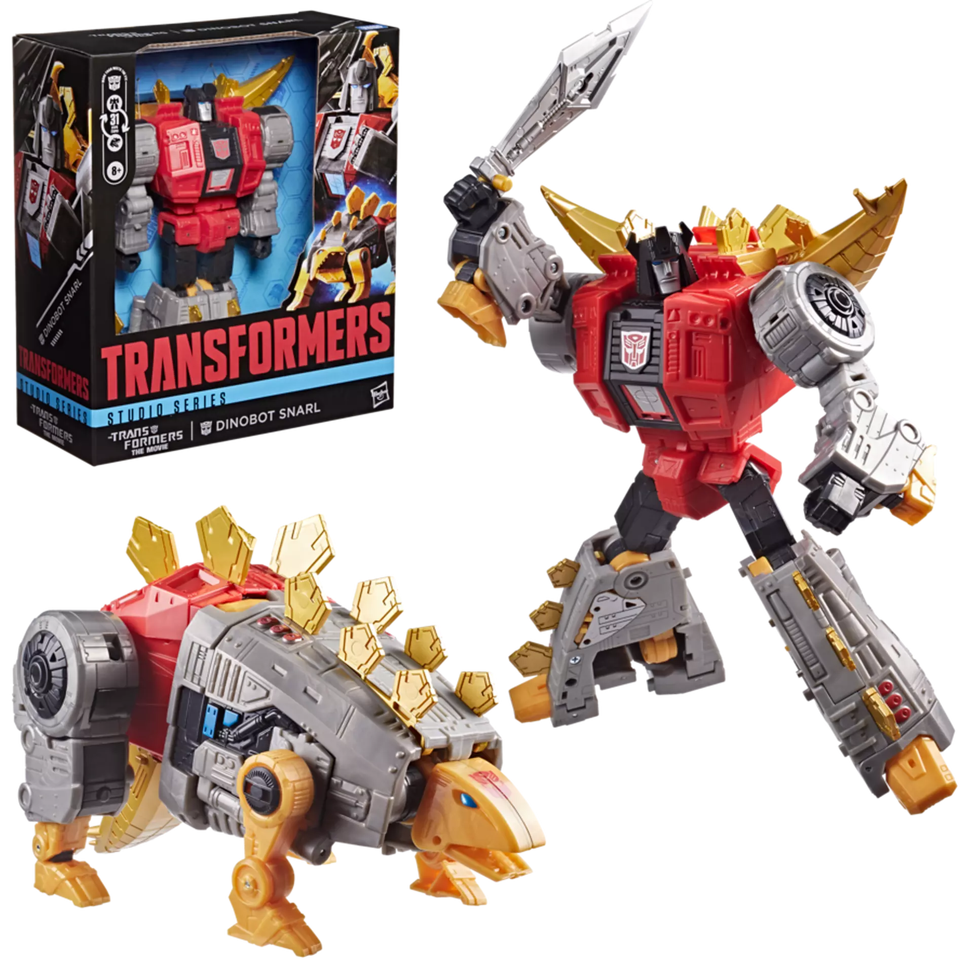 TRANSFORMERS STUDIO SERIES TRANSFORMERS THE MOVIE DINOBOT SNARL ACTION FIGURE HASBRO