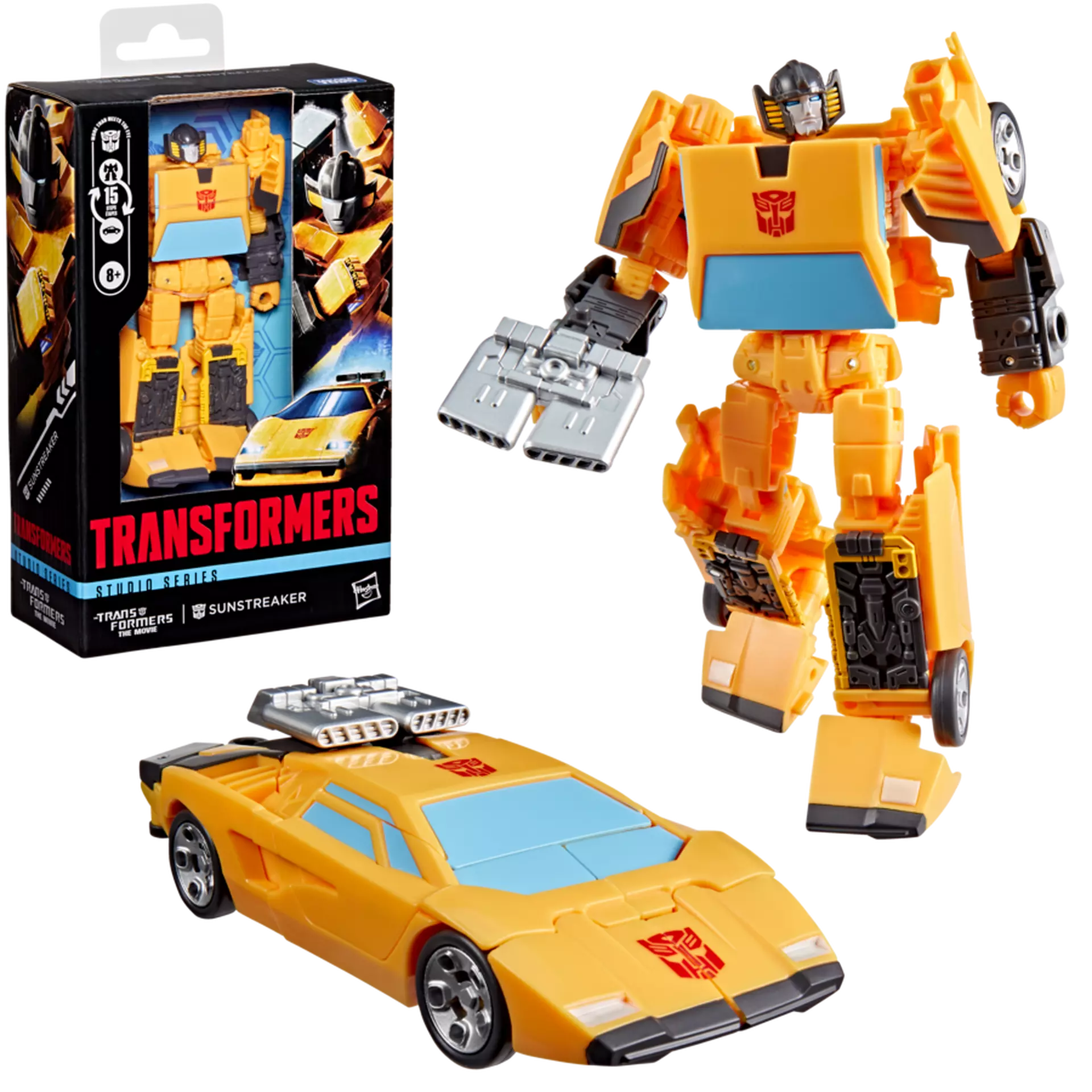 TRANSFORMERS STUDIO SERIES TRANSFORMERS THE MOVIE SUNSTREAKER ACTION FIGURE HASBRO