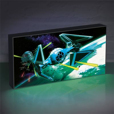 STAR WARS TIE INTERCEPTOR LIGHT UP CANVAS PYRAMID INTERNATIONAL