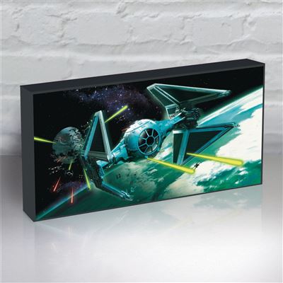 STAR WARS TIE INTERCEPTOR LIGHT UP CANVAS PYRAMID INTERNATIONAL