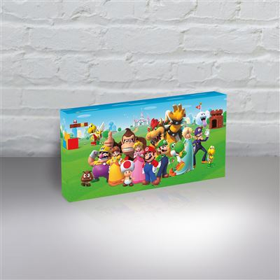 SUPER MARIO GROUP LIGHT UP CANVAS PYRAMID INTERNATIONAL