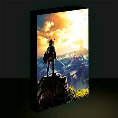THE LEGEND OF ZELDA INTO THE WILDS LIGHT UP CANVAS PYRAMID INTERNATIONAL
