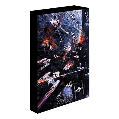 STAR WARS DEATH STAR ASSAULT LIGHT UP CANVAS PYRAMID INTERNATIONAL
