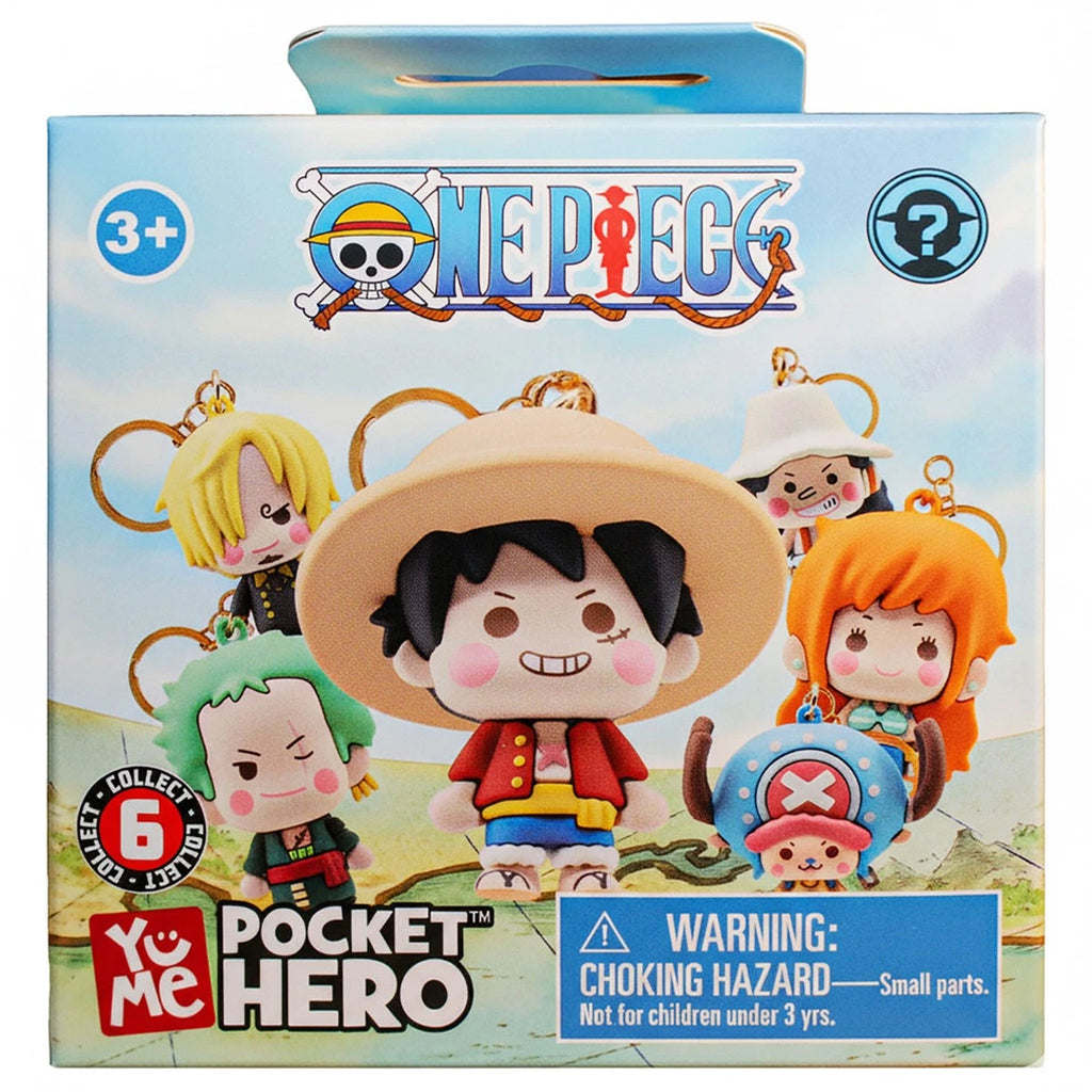 ONE PIECE - POCKET HERO - KEYCHAIN BLIND BOX COUNTER DISPLAY (12) YuMe