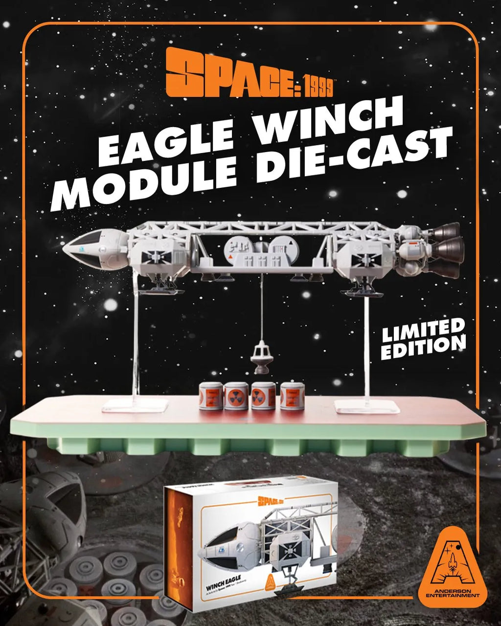 SPACE 1999 EAGLE WICH MODULE DIE-CAST LIMITED EDITION ANDERSON ENTERTAINMENT LIMITED