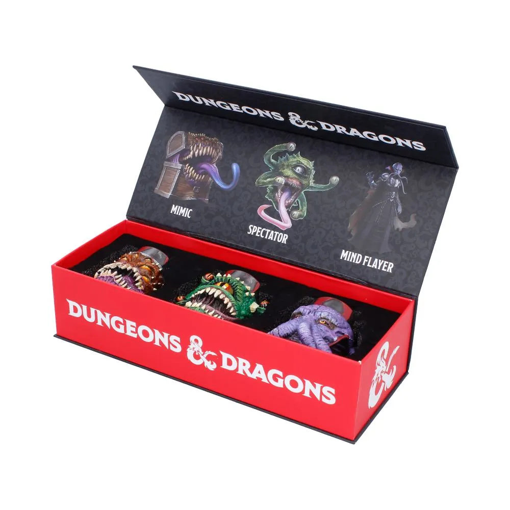 DUNGEONS & DRAGONS MINI MONSTER TINY TANKARDS (SET OF 3) NEMESIS NOW