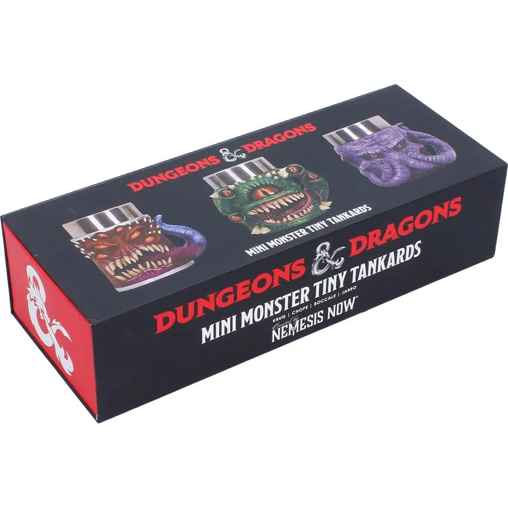 DUNGEONS & DRAGONS MINI MONSTER TINY TANKARDS (SET OF 3) NEMESIS NOW