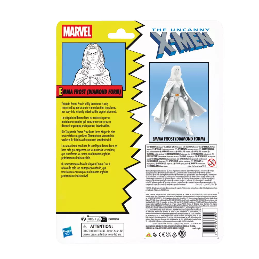 MARVEL LEGENDS X-Men EMMA FROST DIAMOND FORM ACTION FIGURE HASBRO