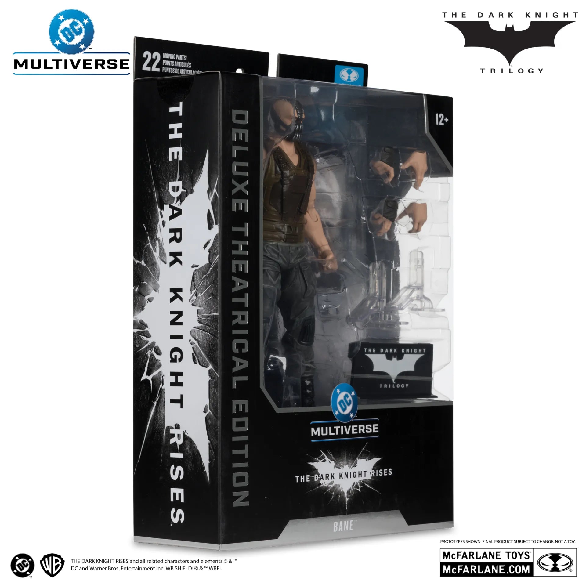 DC THEATRICAL DLX BANE THE DARK KNIGHT RISES 7INCH ACTION FIGURE McFARLANE TOYS 25