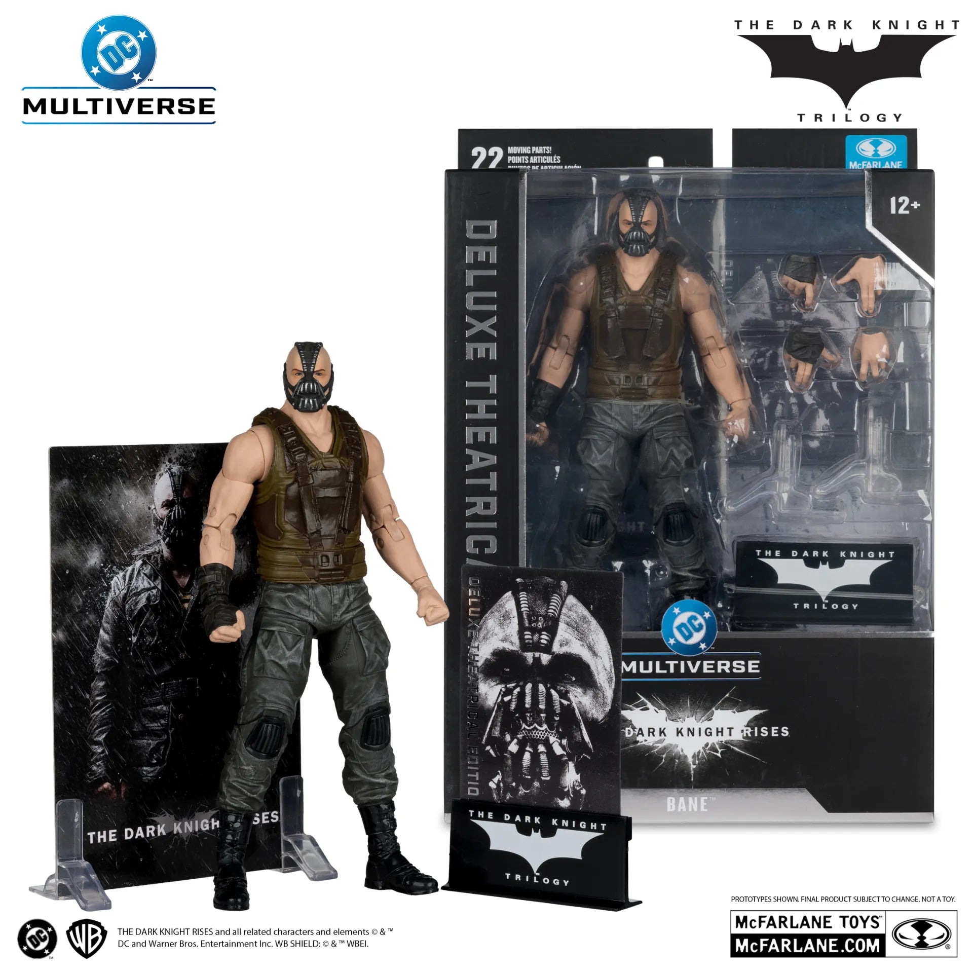 DC THEATRICAL DLX BANE THE DARK KNIGHT RISES 7INCH ACTION FIGURE McFARLANE TOYS 25