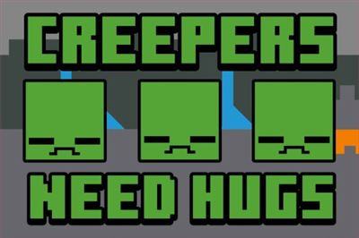 MINECRAFT CREEPERS NEED HUGS COIR DOORMAT PYRAMID INTERNATIONAL