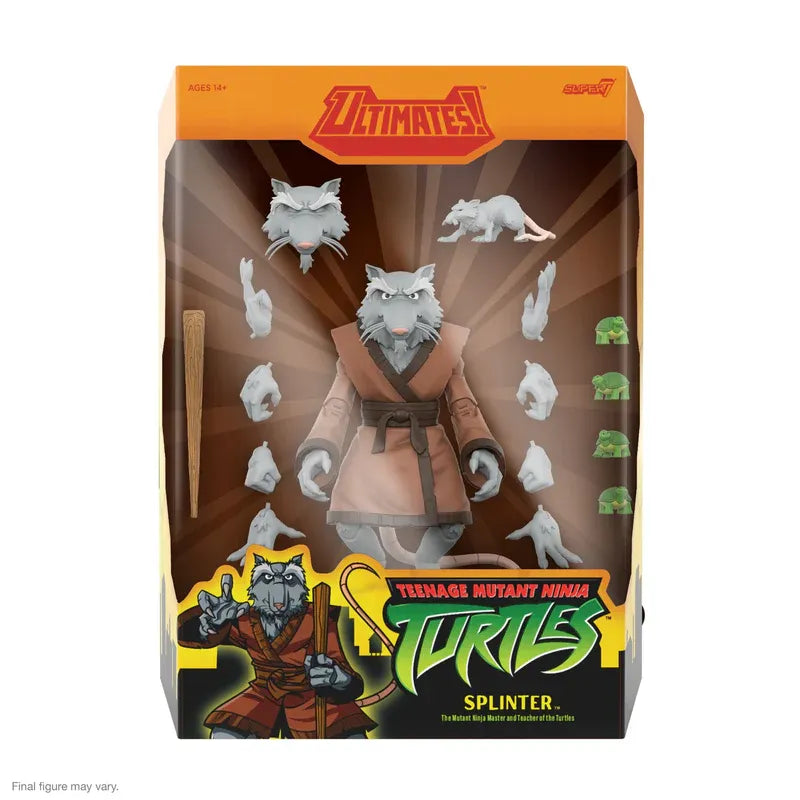 TEENAGE MUTANT NINJA TURTLES ULTIMATES! WAVE 13 SPLINTER SUPER 7