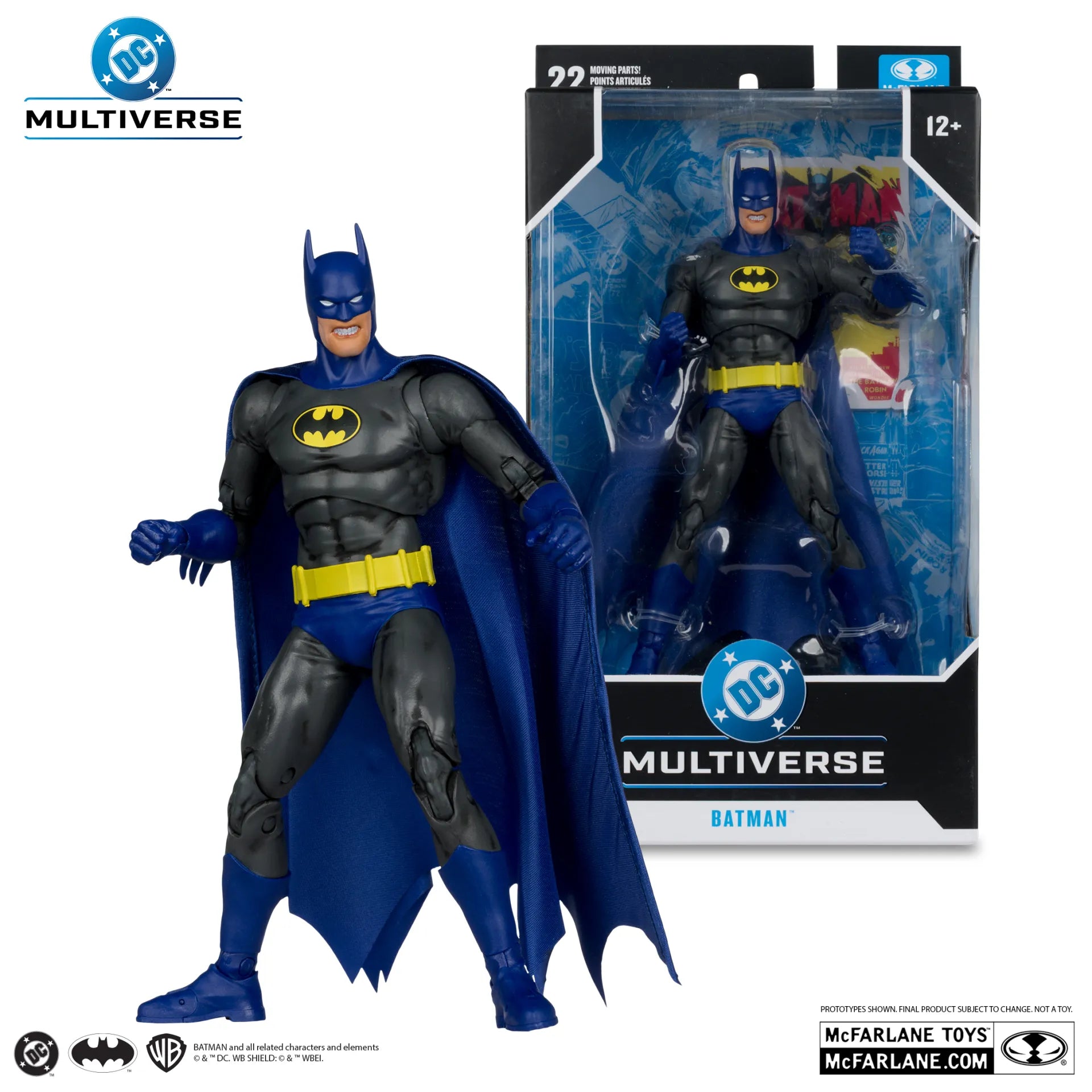 DC BATMAN 7INCH BATMAN 90’S ACTION FIGURE McFARLANE TOYS 25