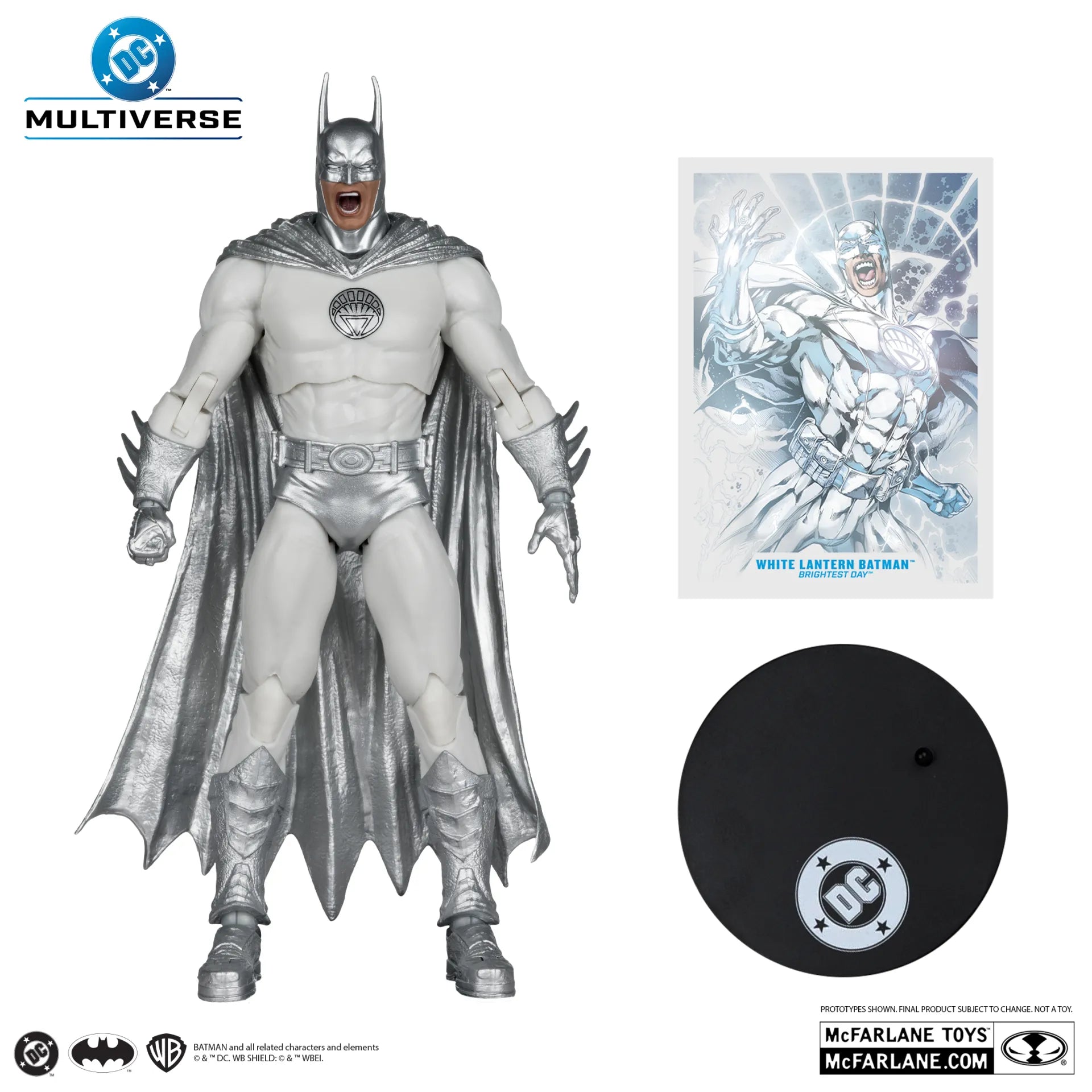 DC BATMAN 7INCH WHITE LANTERN BATMAN BRIGHTEST DAY ACTION FIGURE McFARLANE TOYS 25