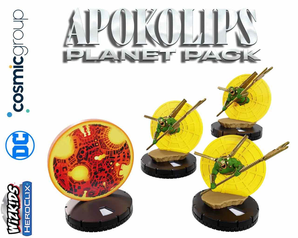 DC HEROCLIX - APOKOLIPS PLANET PACK WIZKIDS - HEROCLIX