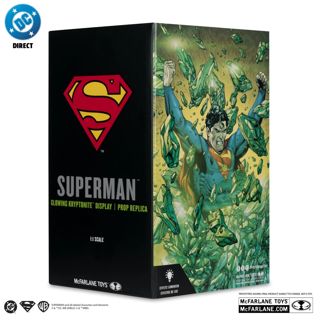 DC DIRECT SUPERMAN KRYPTONITE DISPLAY 1:1 SCALE PROP REPLICA McFARLANE TOYS 25