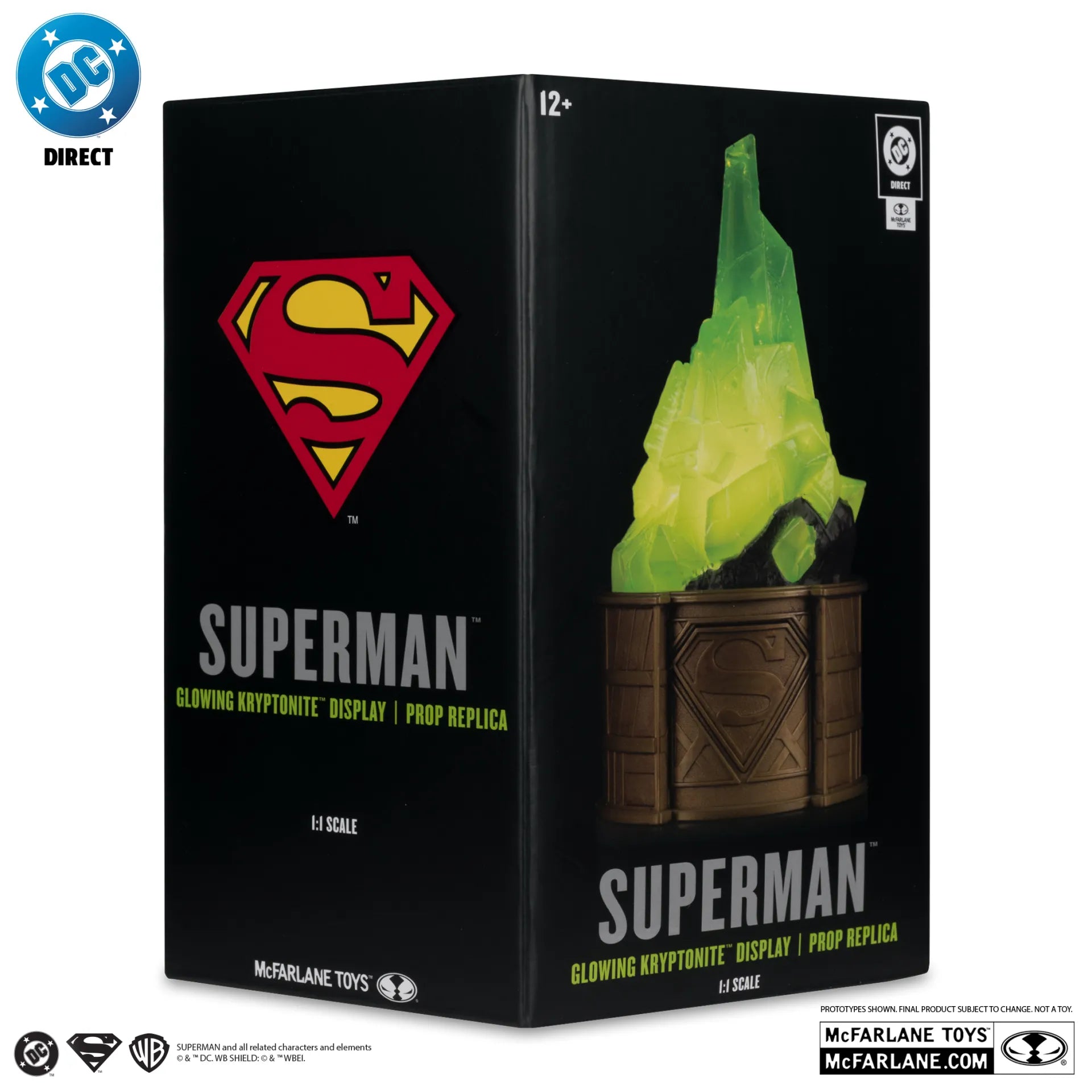DC DIRECT SUPERMAN KRYPTONITE DISPLAY 1:1 SCALE PROP REPLICA McFARLANE TOYS 25