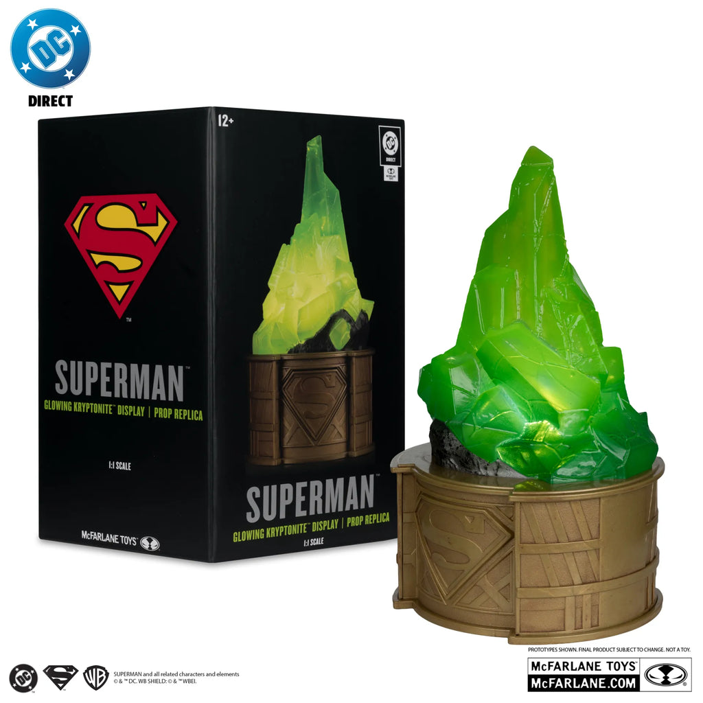 DC DIRECT SUPERMAN KRYPTONITE DISPLAY 1:1 SCALE PROP REPLICA McFARLANE TOYS 25