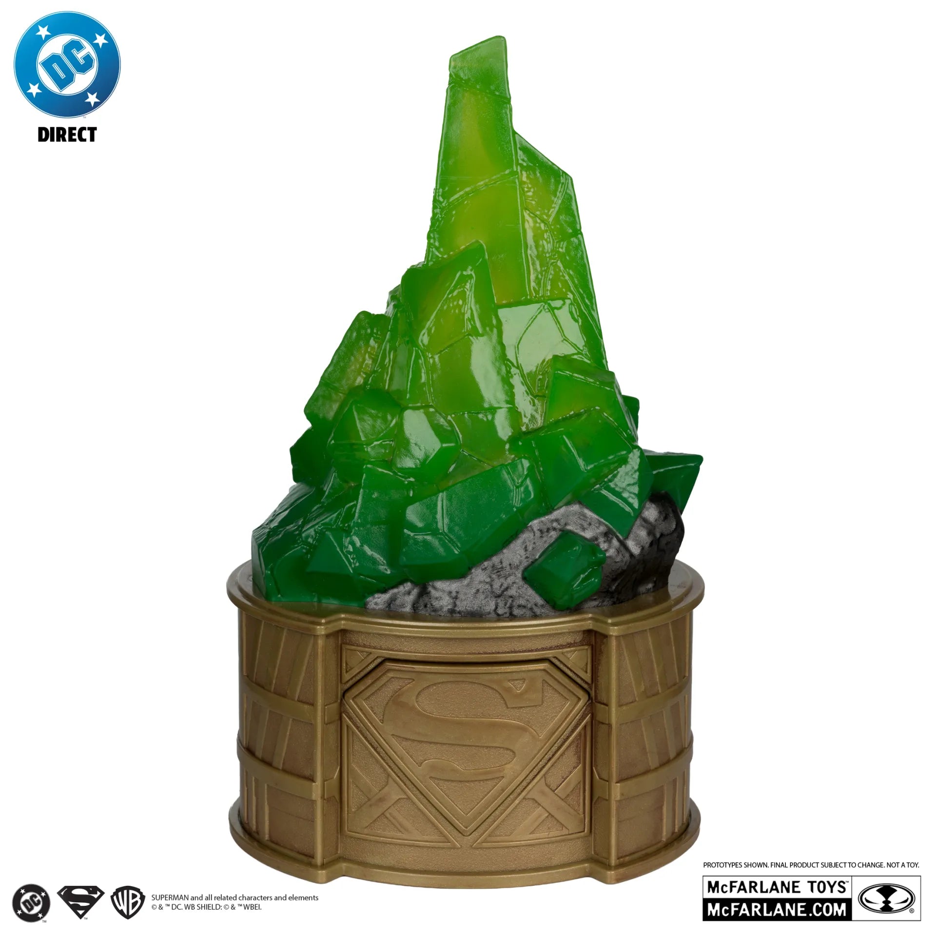 DC DIRECT SUPERMAN KRYPTONITE DISPLAY 1:1 SCALE PROP REPLICA McFARLANE TOYS 25