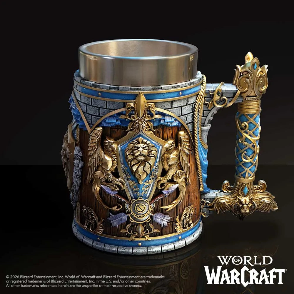 WORLD OF WARCRAFT ALLIANCE TANKARD NEMESIS NOW