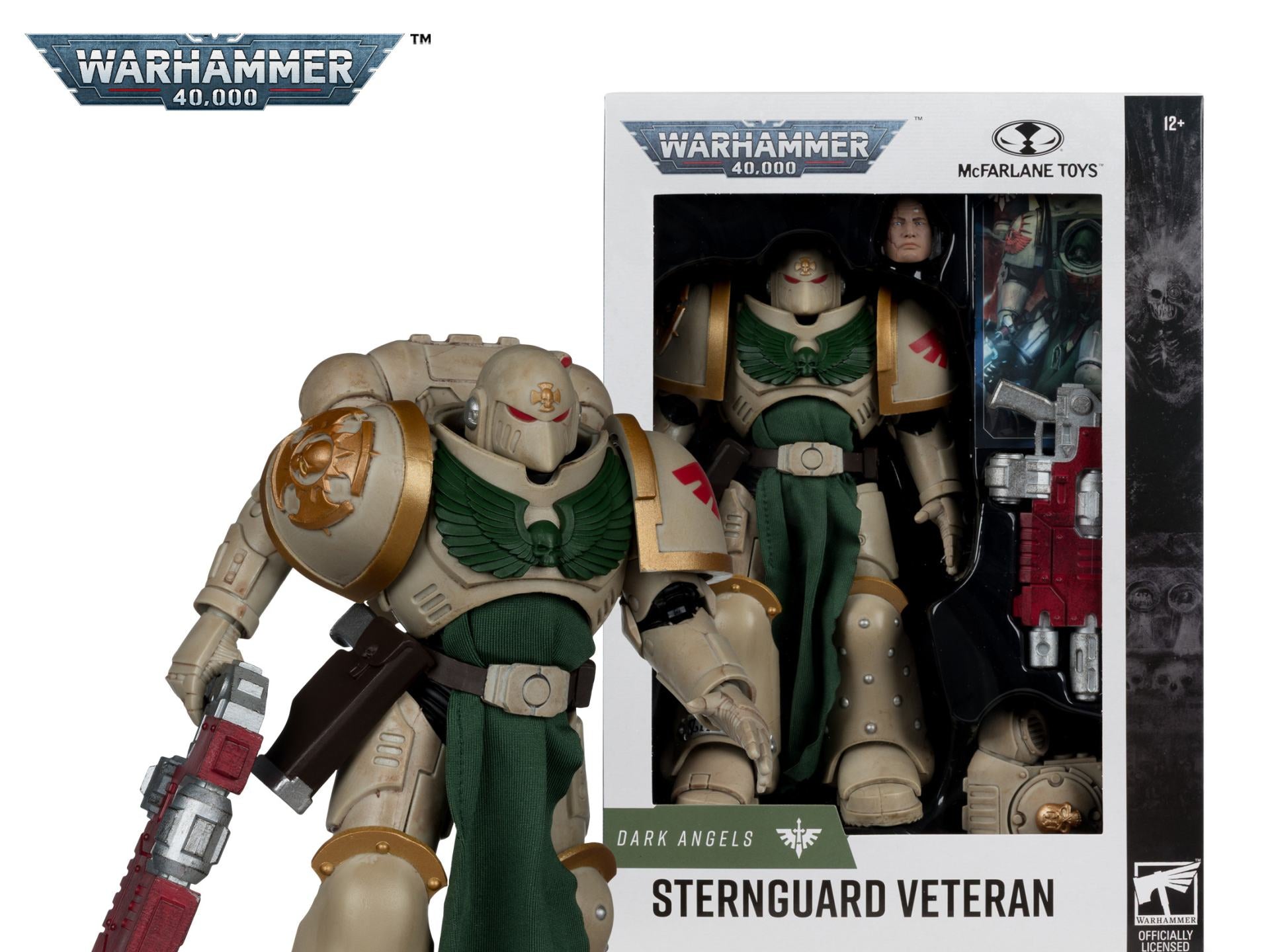 WARHAMMER 40000 7INCH WV12 STERNGUARD VETERAN SPACE MARINE ACTION FIGURE McFARLANE TOYS 25