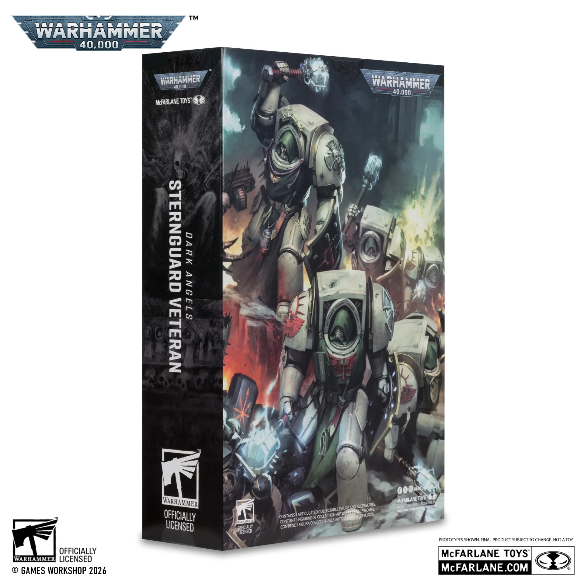 WARHAMMER 40000 7INCH WV12 STERNGUARD VETERAN SPACE MARINE ACTION FIGURE McFARLANE TOYS 25