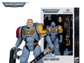 WARHAMMER 40000 7INCH WV12 SPACE WOLVES GREY HUNTER ACTION FIGURE McFARLANE TOYS 25