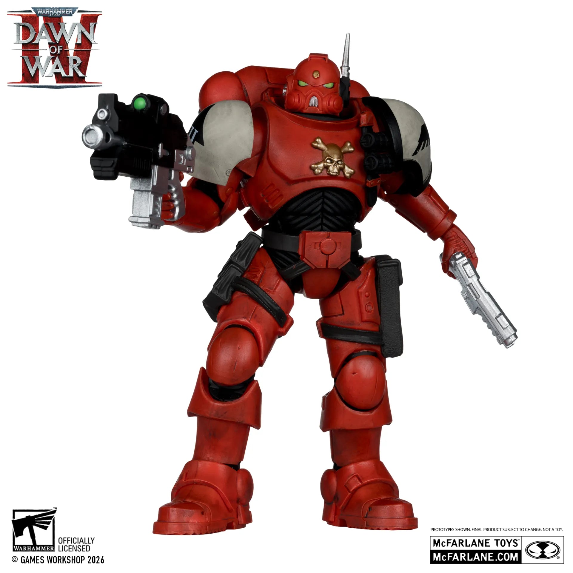 WARHAMMER 40000 7INCH WV12 BLOOD RAVENS SERGEANT INFILTRATOR (DAWN OF WAR 4) ACTION FIGURE McFARLANE TOYS 25