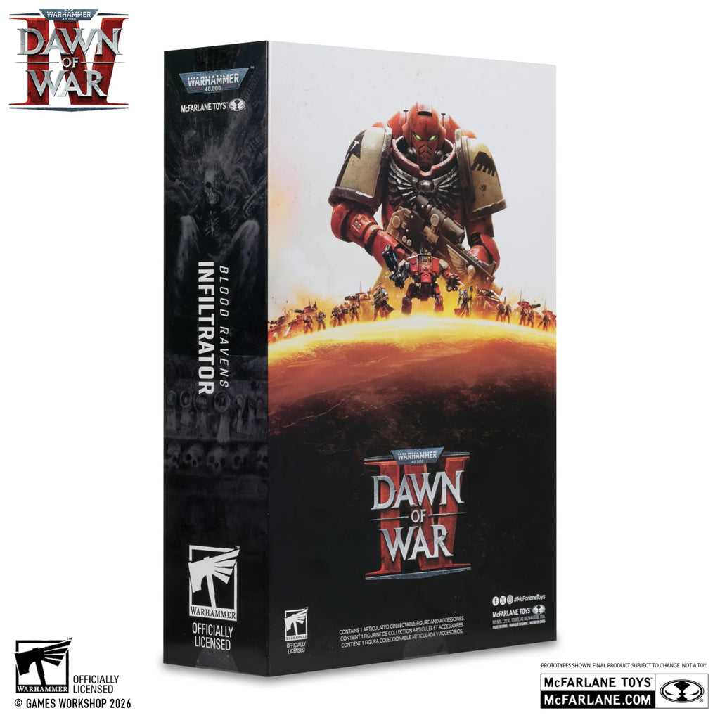 WARHAMMER 40000 7INCH WV12 BLOOD RAVENS SERGEANT INFILTRATOR (DAWN OF WAR 4) ACTION FIGURE McFARLANE TOYS 25
